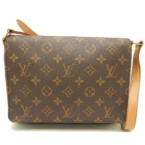 Louis Vuitton Monogram Musette Tango Brown